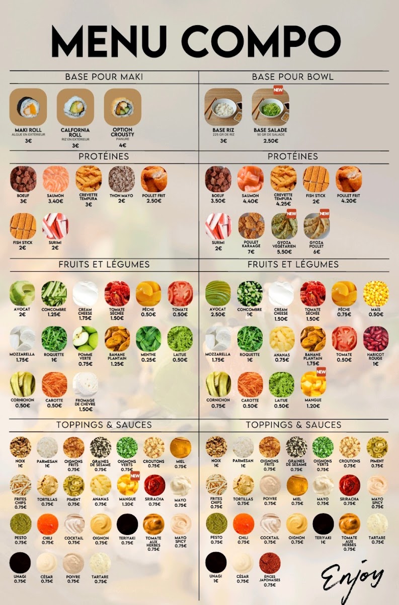 Menu Maki Maki - Uccle-2